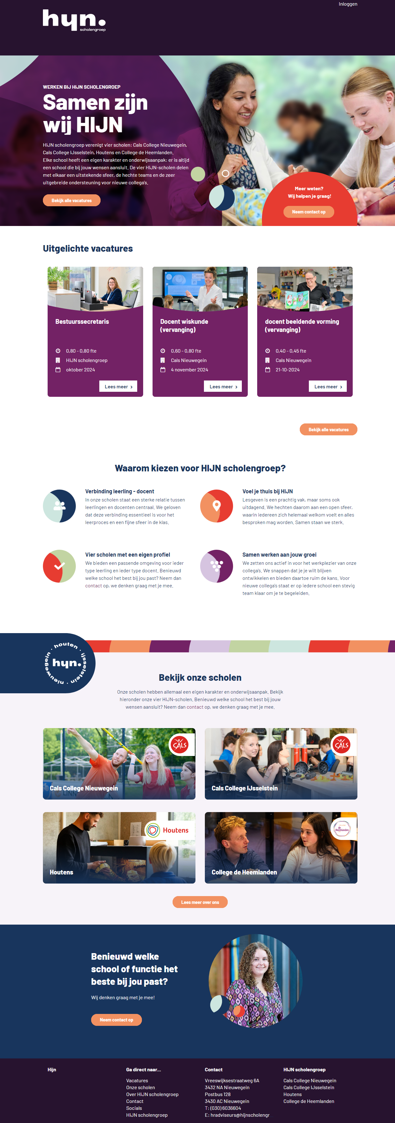 Homepage - Desktop
