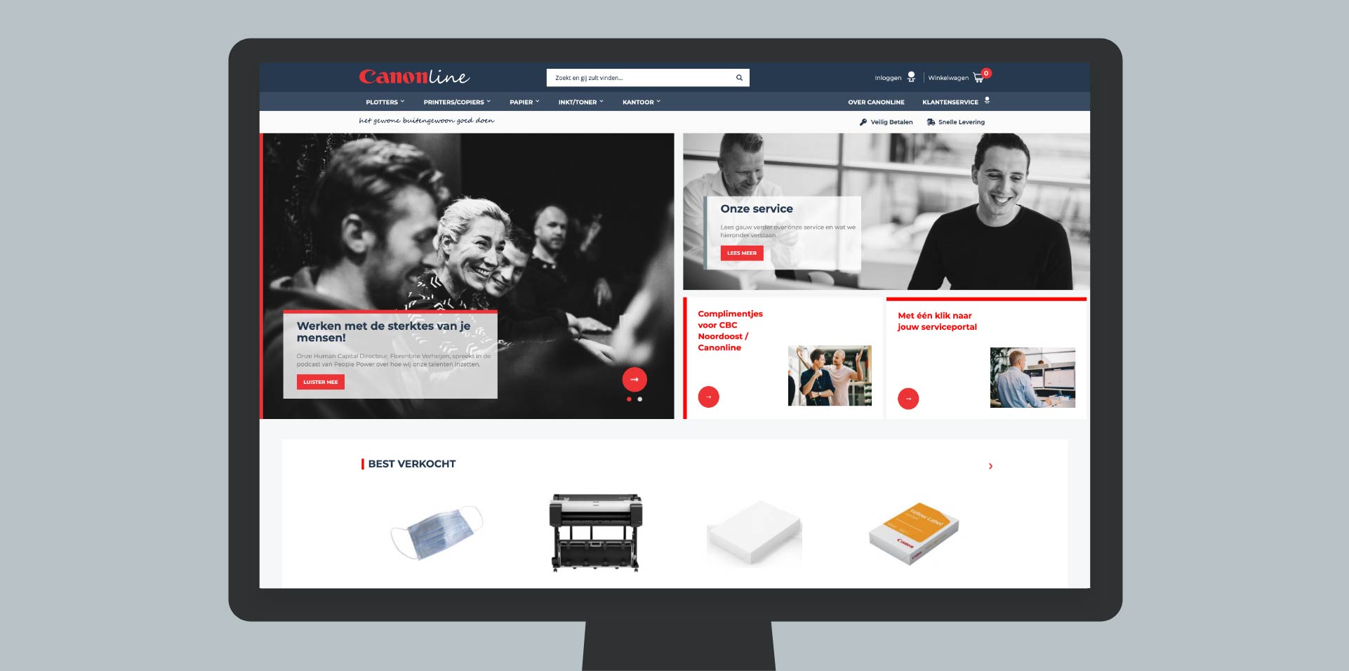 Canonline.nl website screenshot