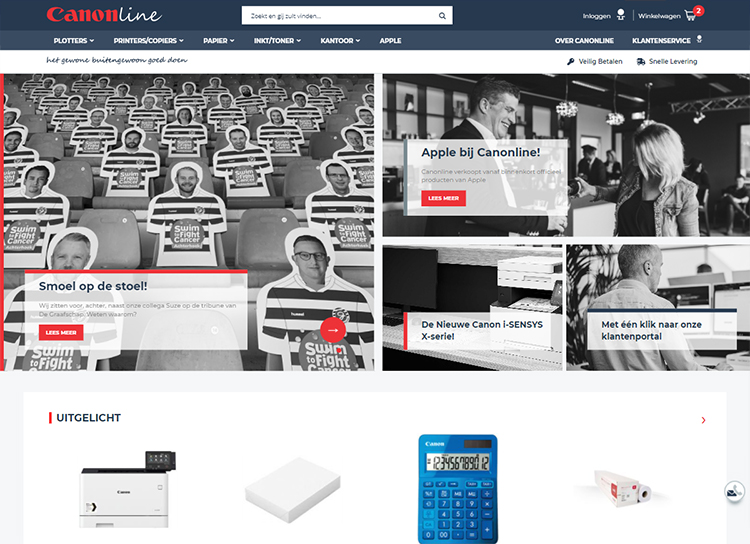 CanonlineMagento webshop case CanonlineMagento webshop case