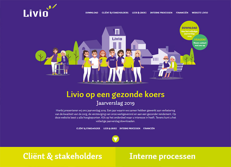 Livio JaarverslagenWordpress Jaarverslagen case Livio JaarverslagenWordpress Jaarverslagen case
