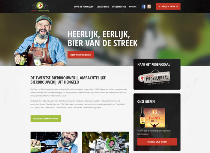 Twentse BierbrouwerijWordPress site case Twentse BierbrouwerijWordPress site case