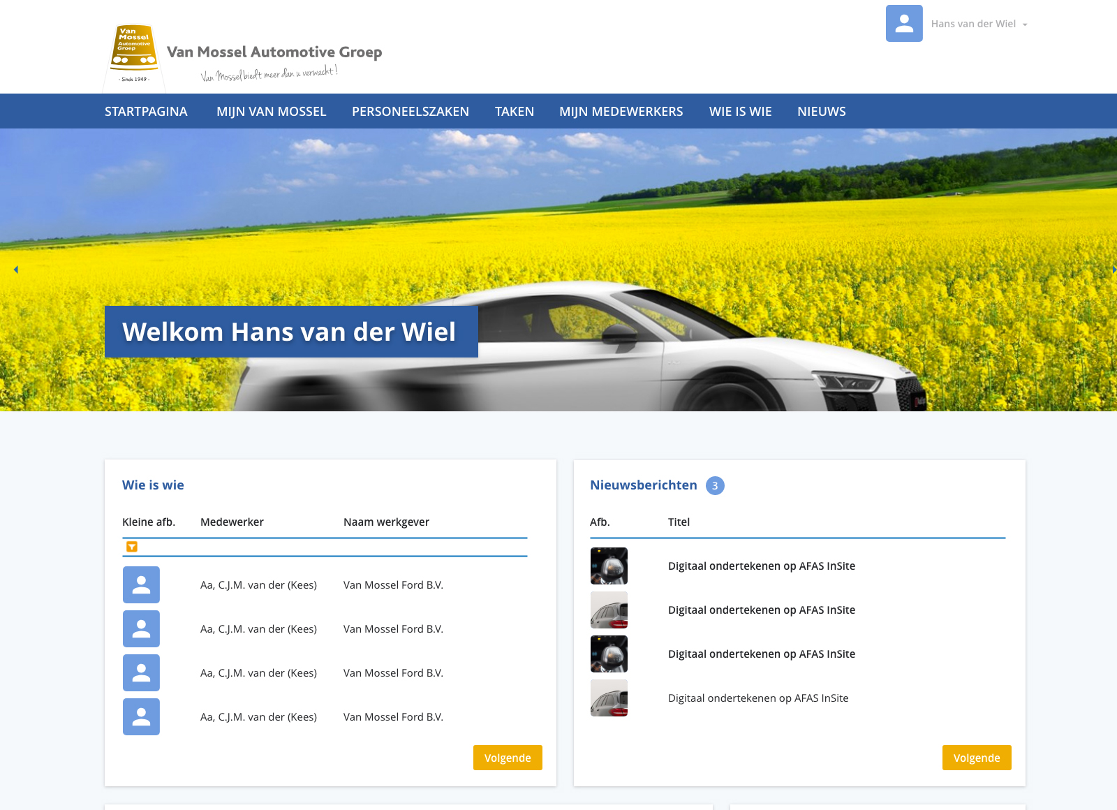 Van Mossel Automotive GroepAFAS InSite case Van Mossel Automotive GroepAFAS InSite case
