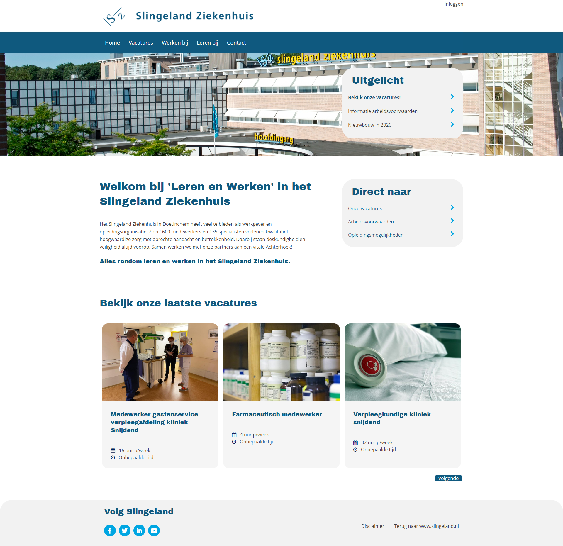 SlingelandAFAS OutSite Werkenbij website case SlingelandAFAS OutSite Werkenbij website case