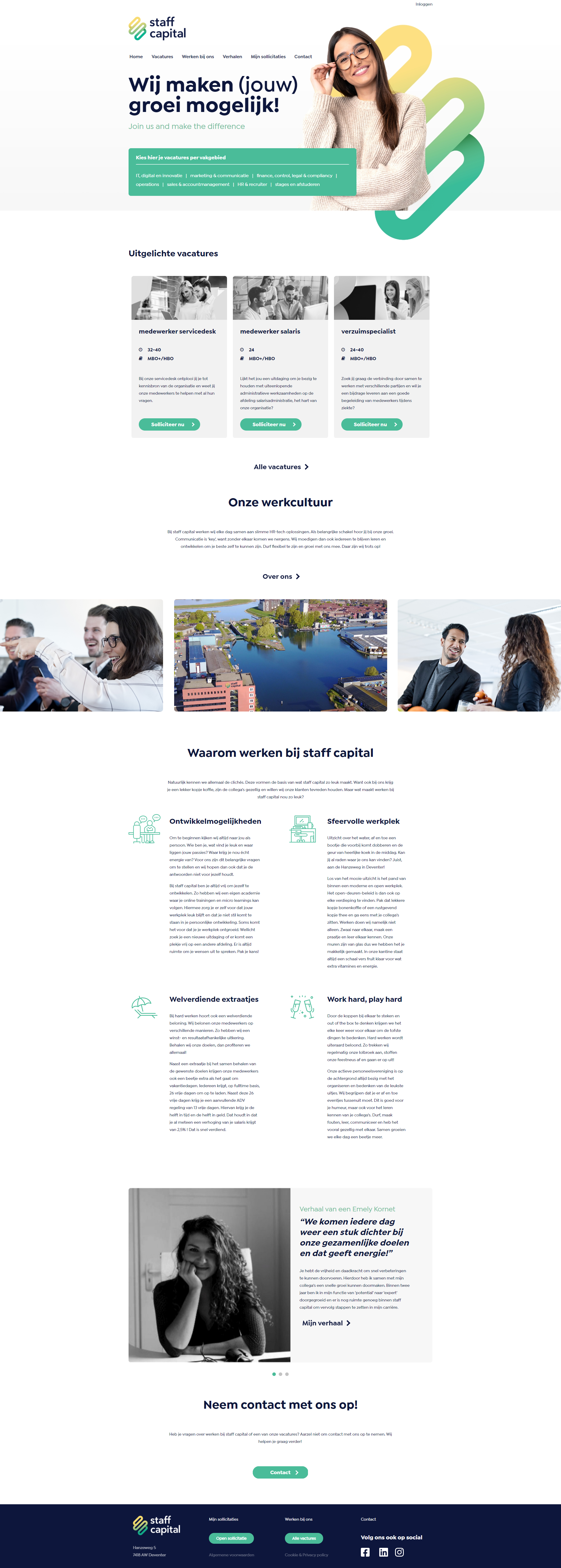 Staff CapitalAFAS OutSite Werkenbij website case Staff CapitalAFAS OutSite Werkenbij website case
