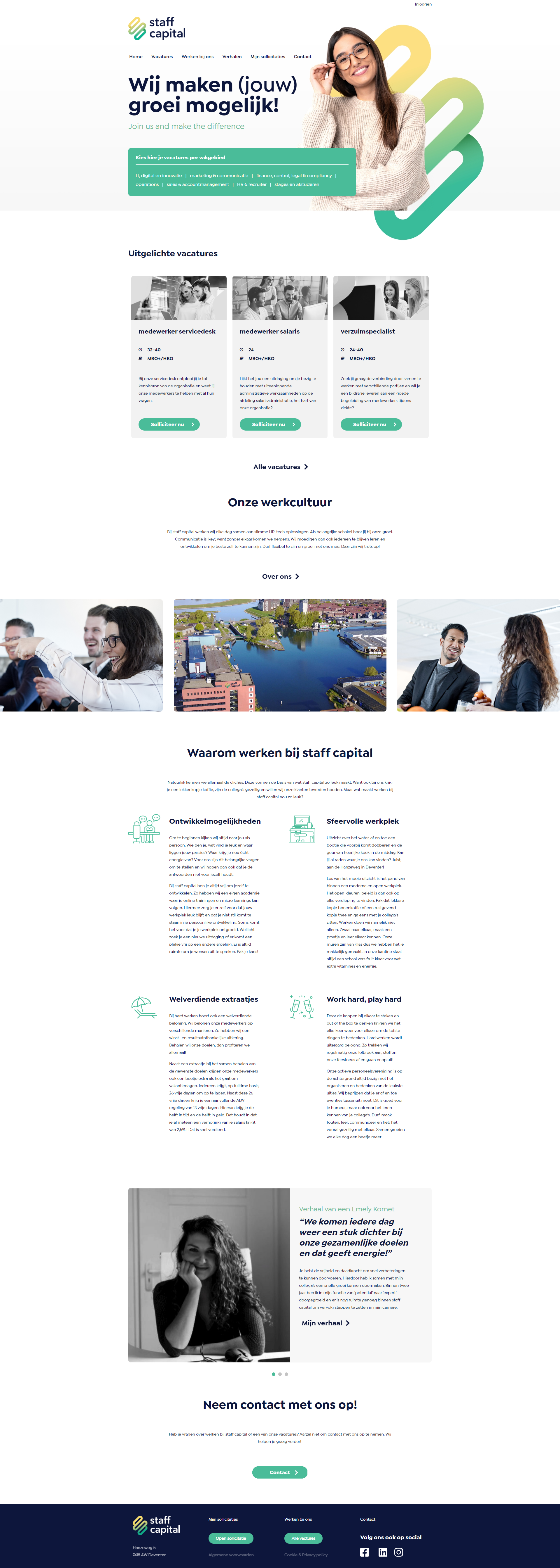 Staff CapitalAFAS OutSite Werkenbij website case