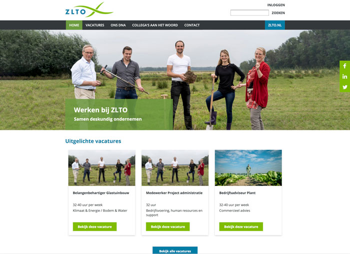 ZLTOAFAS OutSite Werkenbij website case