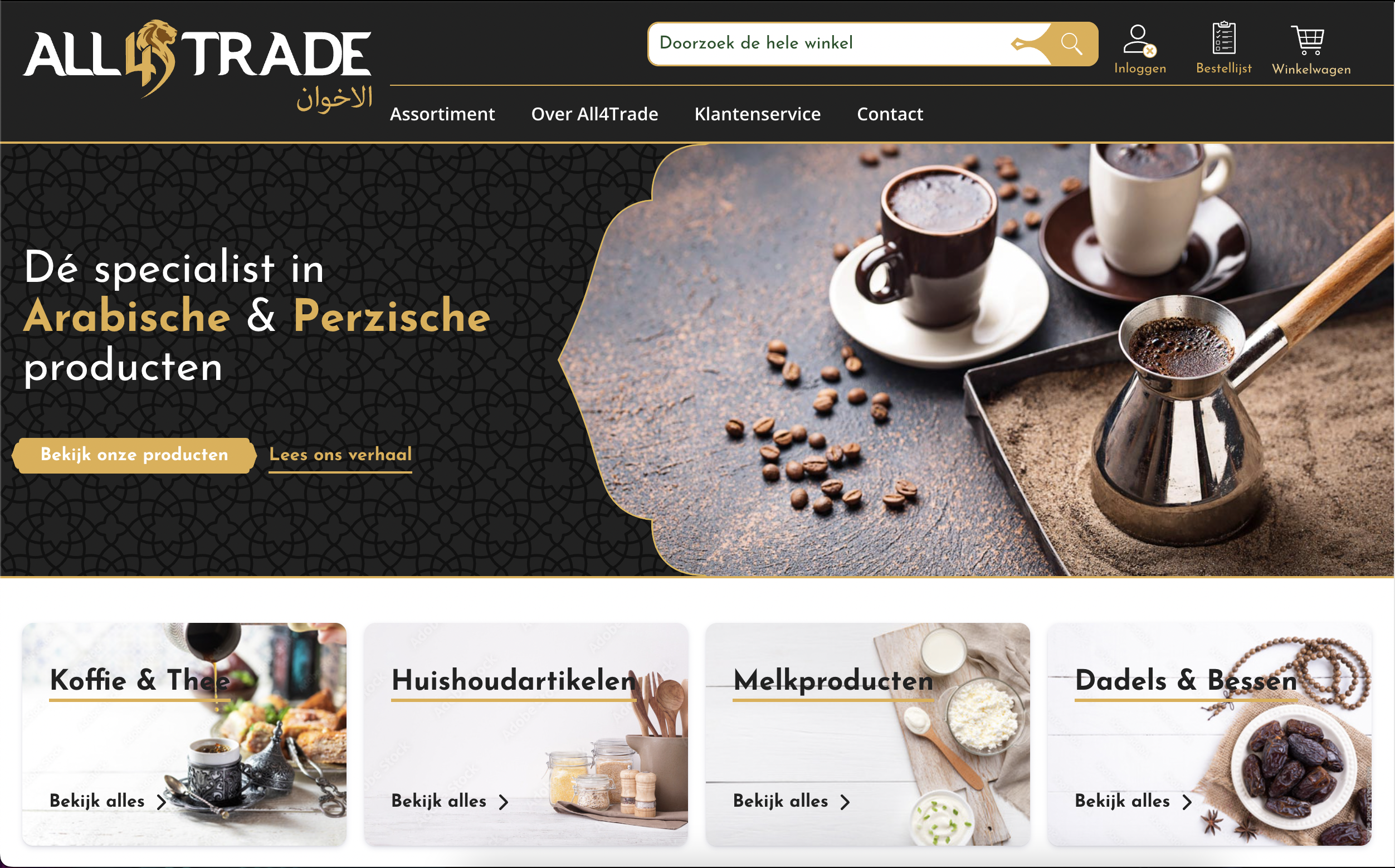All4TradeMagento webshop case