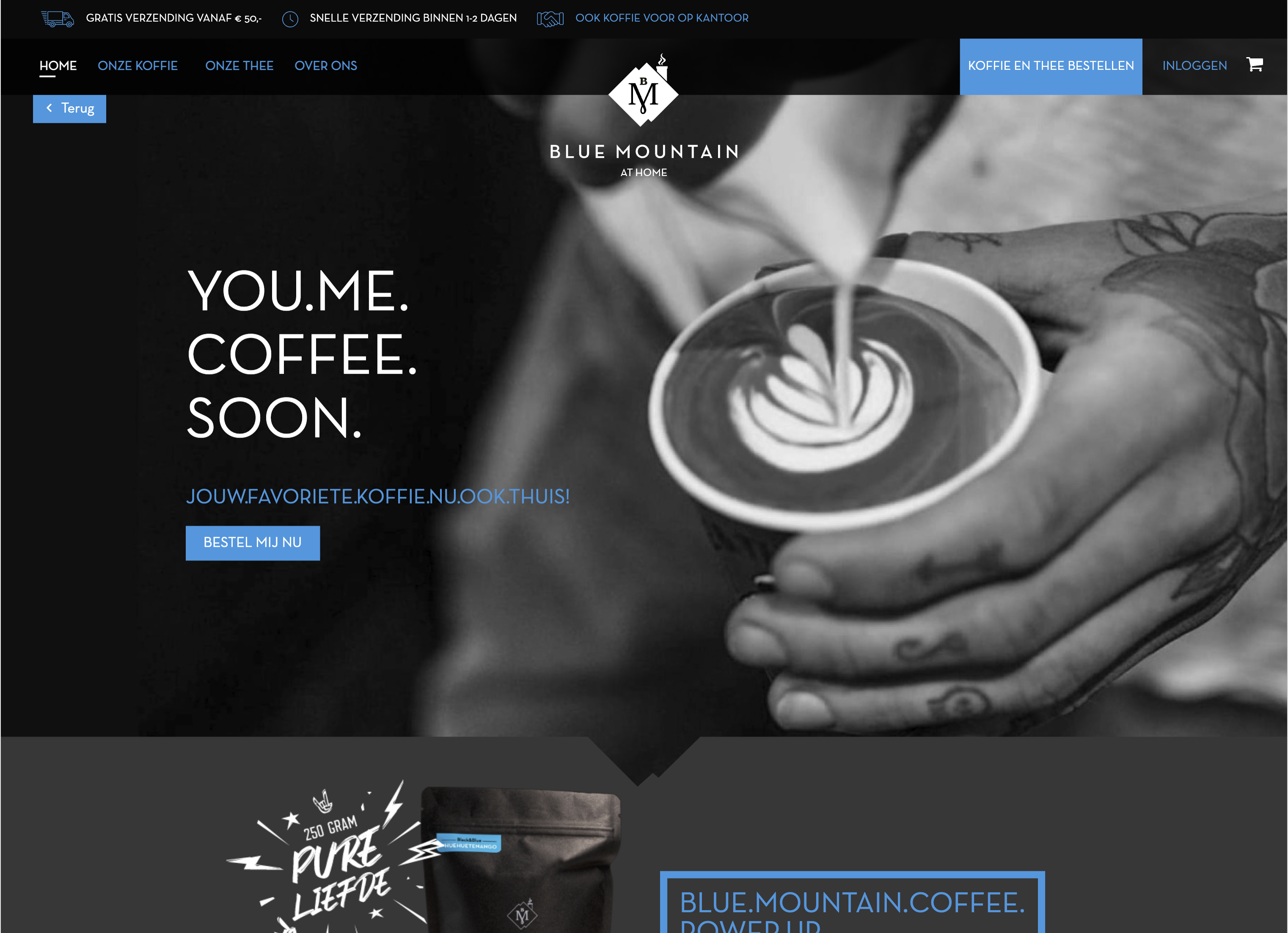 Blue MountainMagento webshop case Blue MountainMagento webshop case