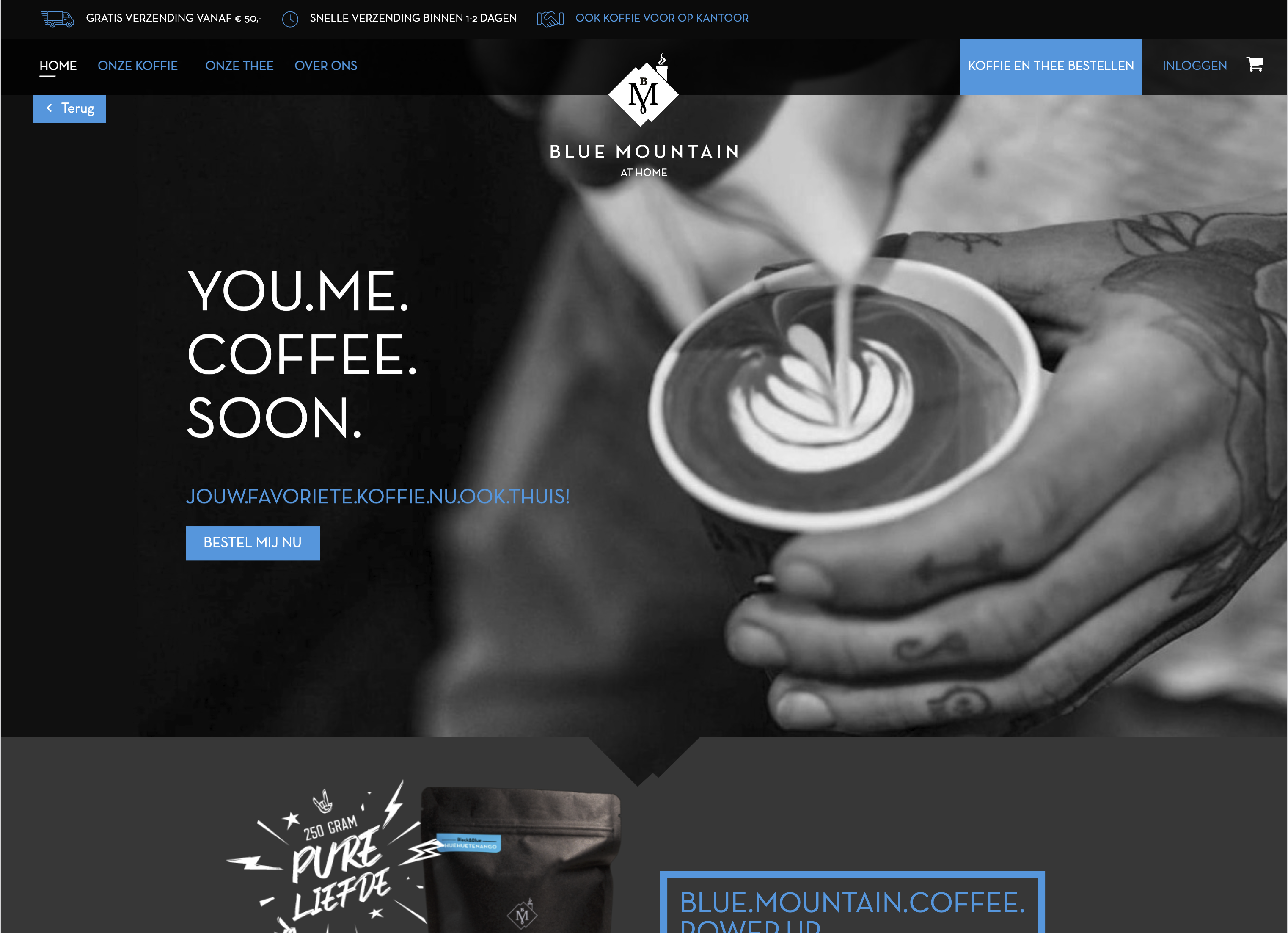 Blue MountainMagento webshop case