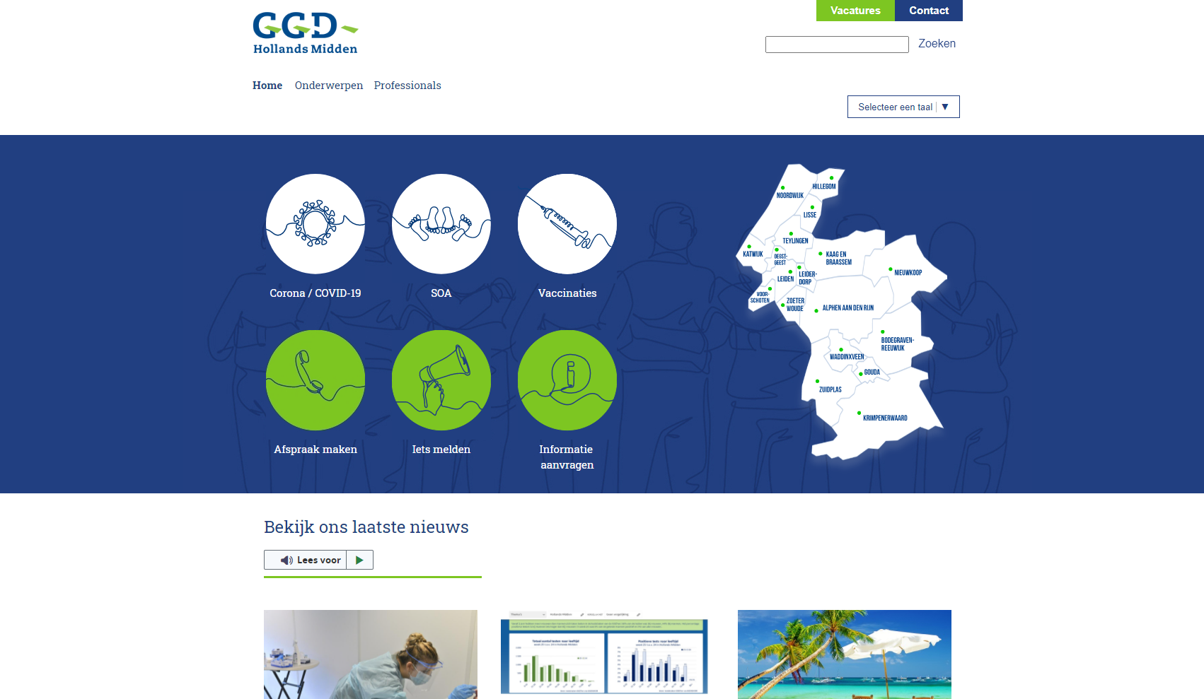 GGD Hollands MiddenAFAS OutSite website case GGD Hollands MiddenAFAS OutSite website case