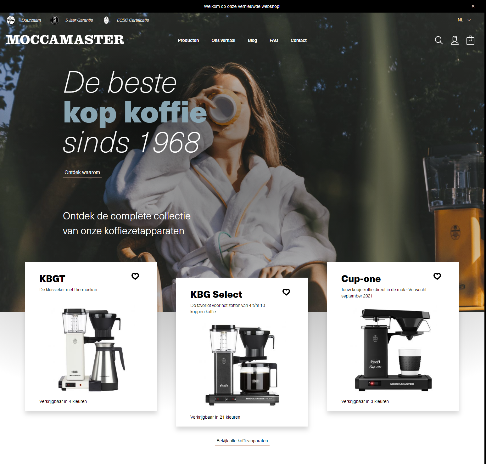 MoccamasterMagento Webshop case MoccamasterMagento Webshop case