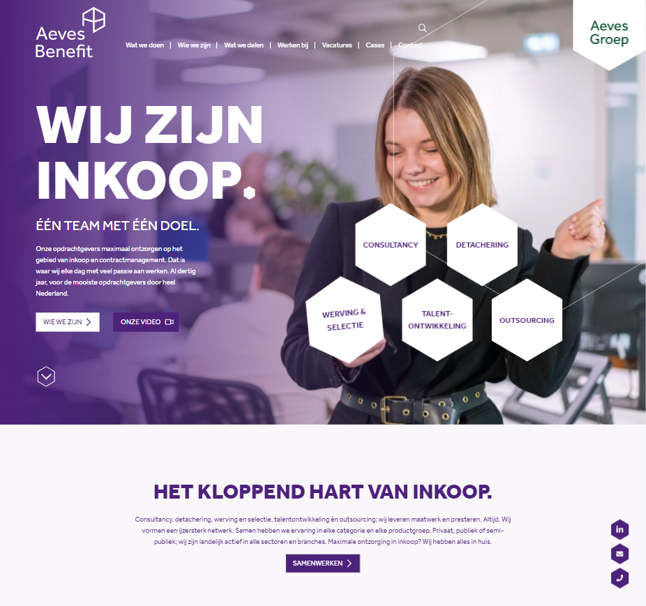 AevesBenefitCorporate Site case AevesBenefitCorporate Site case