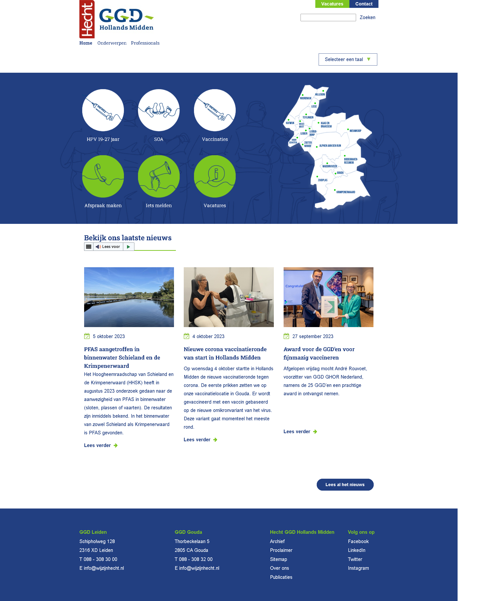 GGD Hollands MiddenAFAS OutSite website case GGD Hollands MiddenAFAS OutSite website case