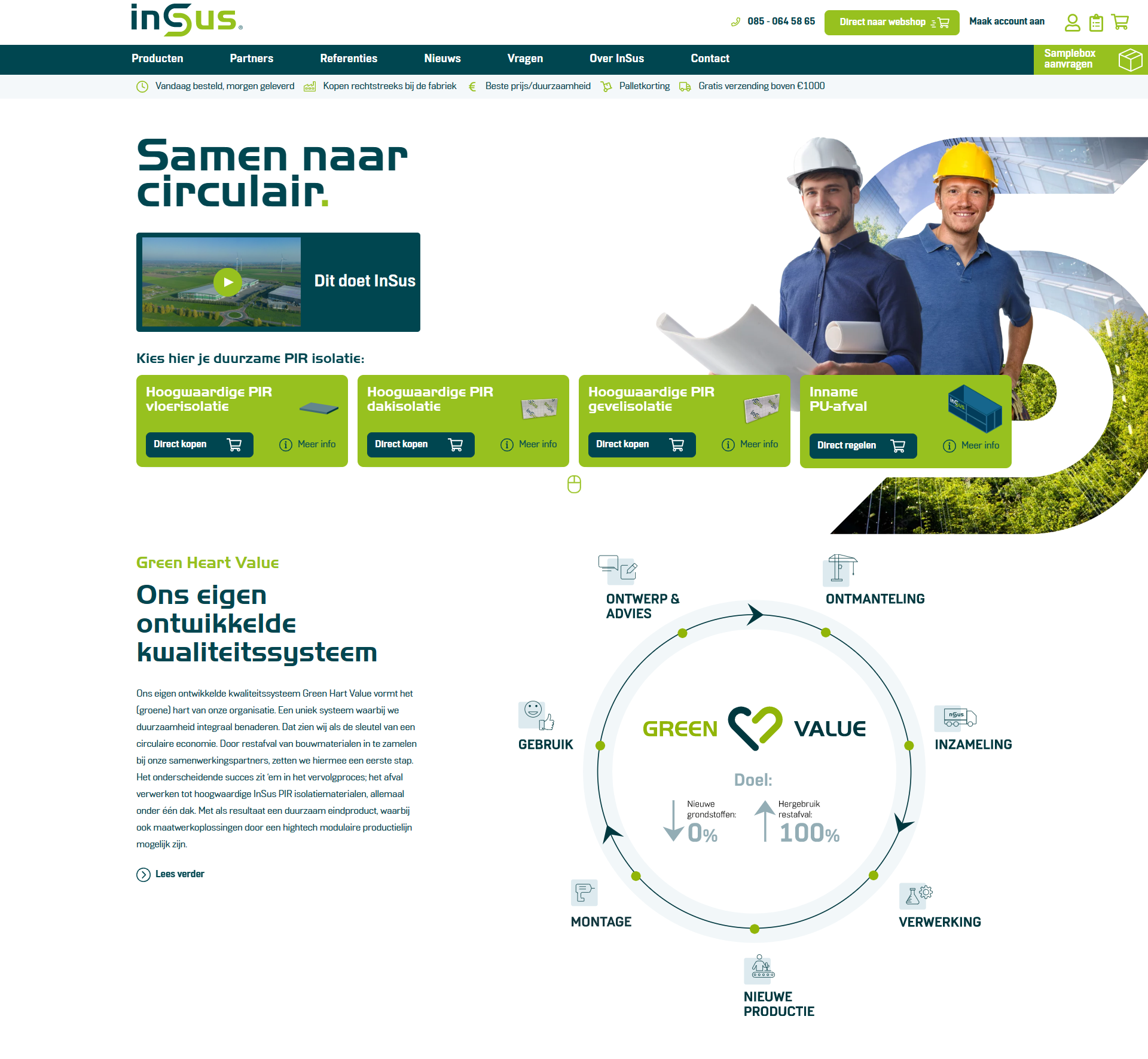 InSusMagento webshop, WordPress content case InSusMagento webshop, WordPress content case