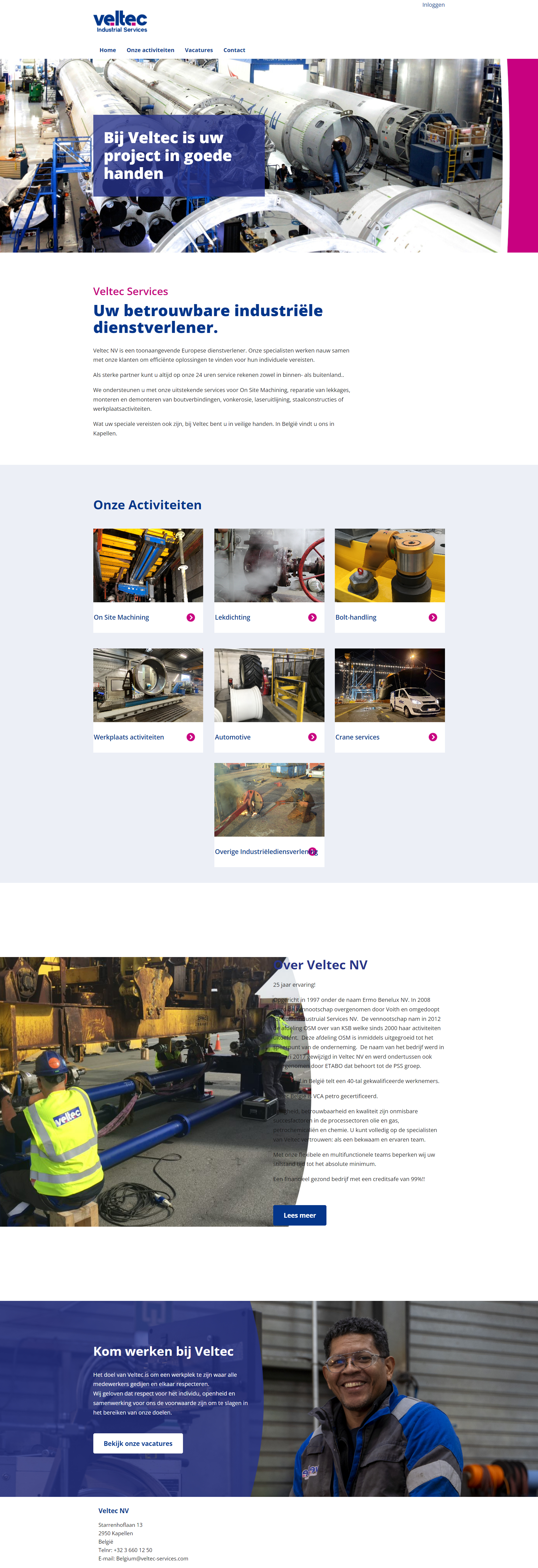 On site machiningAFAS Outsite case On site machiningAFAS Outsite case