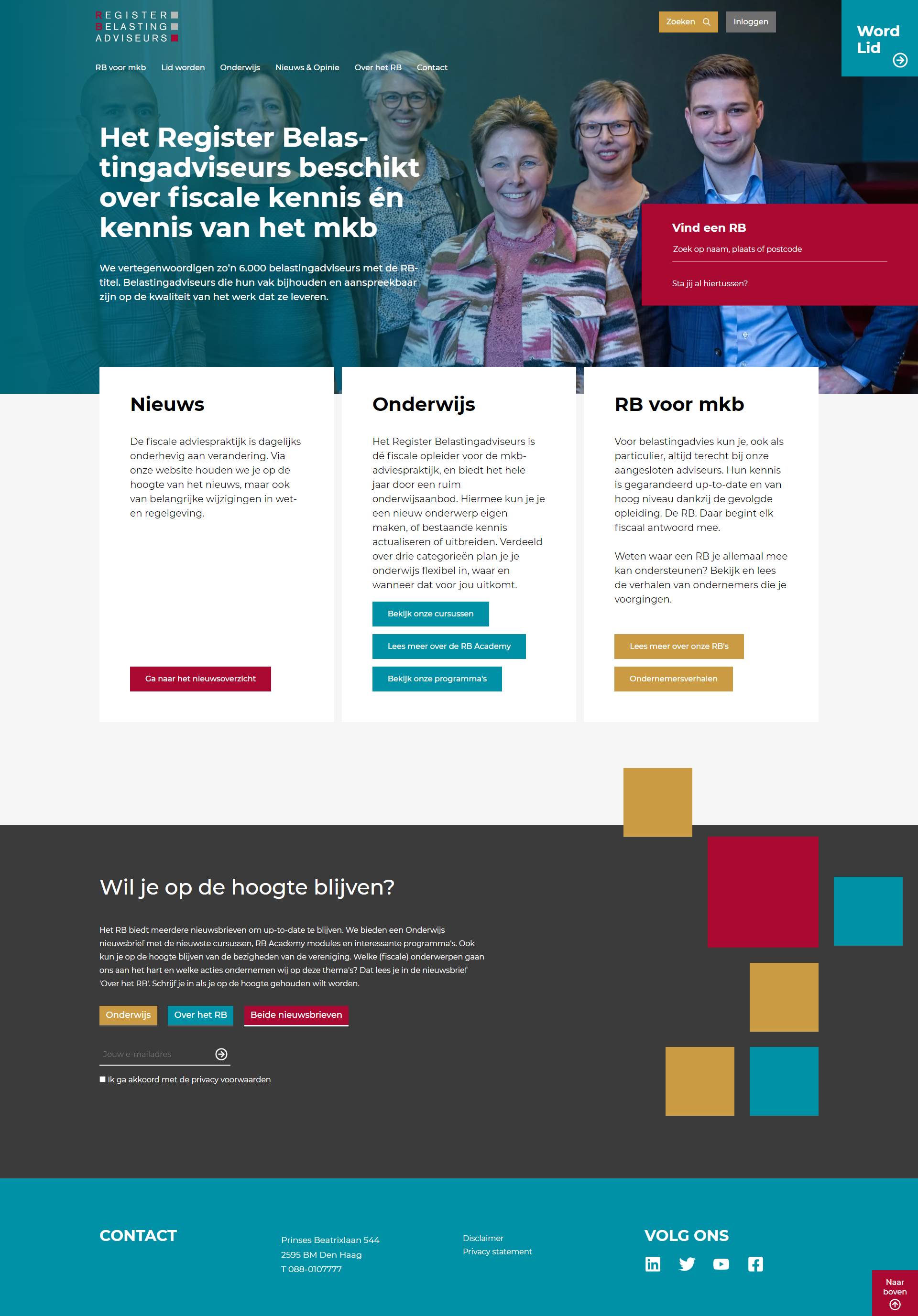 Register BelastingadviseurWordpress website case Register BelastingadviseurWordpress website case
