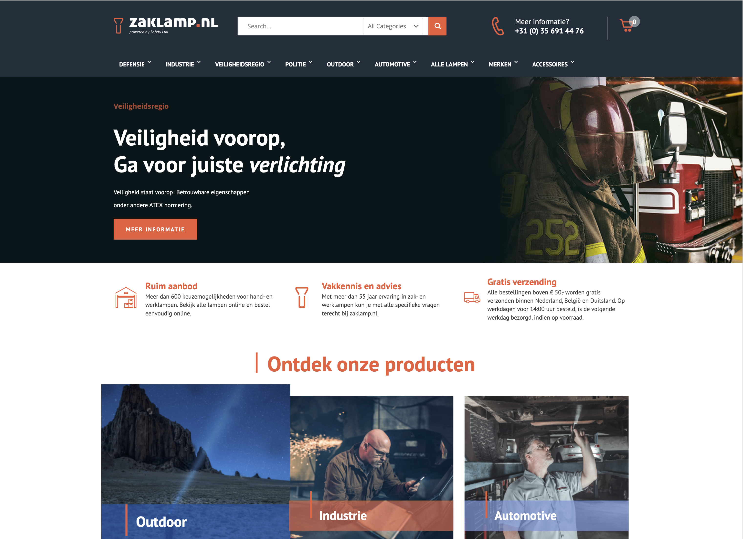 Zaklamp.nl Magento webshop case Zaklamp.nl Magento webshop case