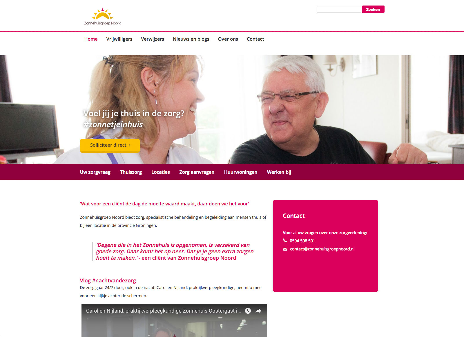 Zonnehuisgroep NoordAFAS OutSite case Zonnehuisgroep NoordAFAS OutSite case
