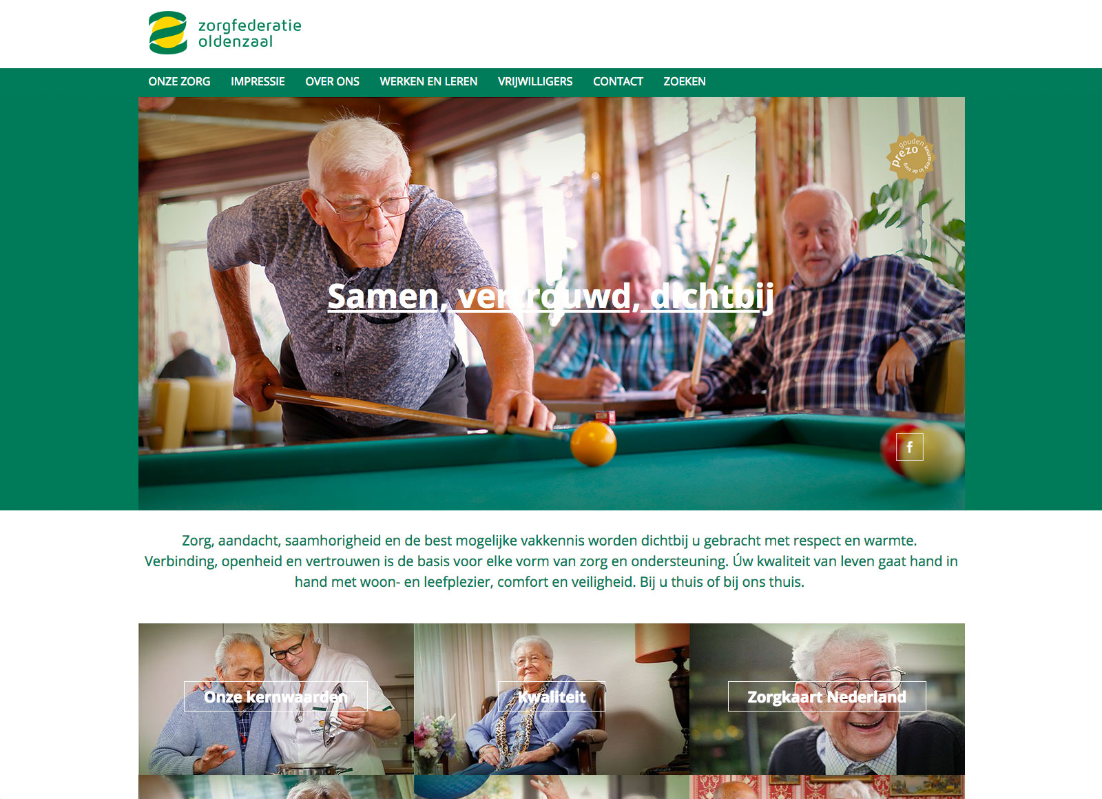 Zorgfederatie OldenzaalAFAS OutSite case Zorgfederatie OldenzaalAFAS OutSite case
